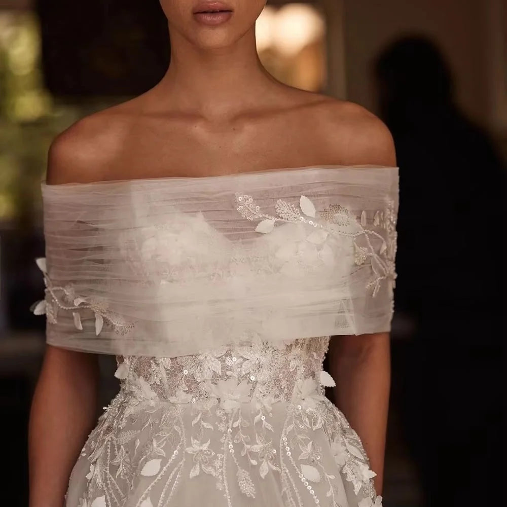 Charming Sleeveless Women Wedding Dress