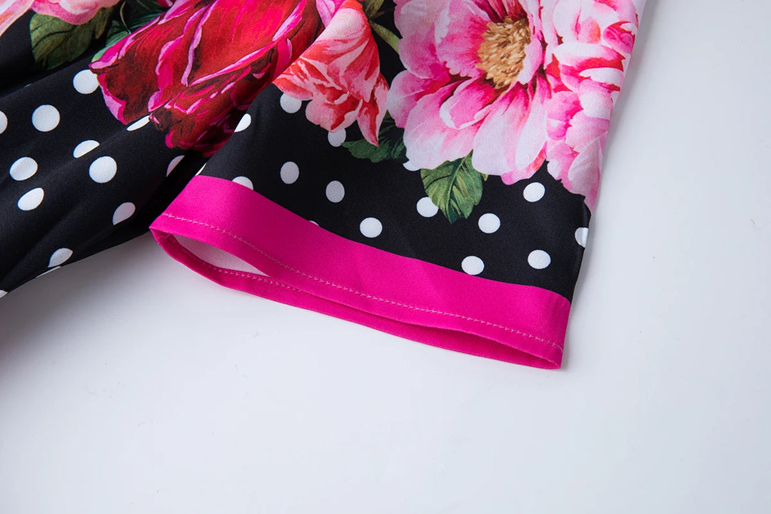 Elegant Sheath Floral Party Dress