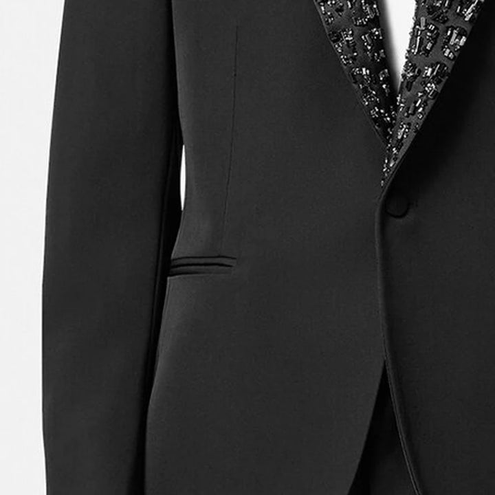 British Style Lapel Hot Diamonds Blazer