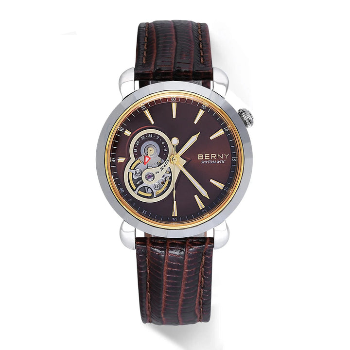 Sweet Sapphire Glass Mechanical Watch