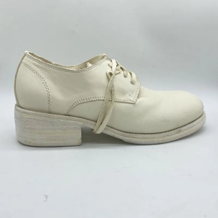 Bold Horsehide Leather Derby Shoes