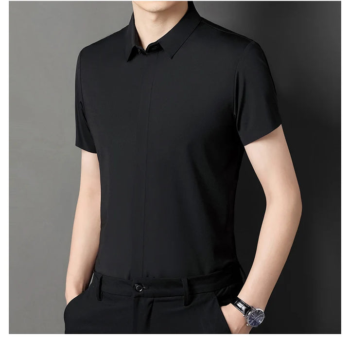 Luxury Seamless Cotton Men's Shirts