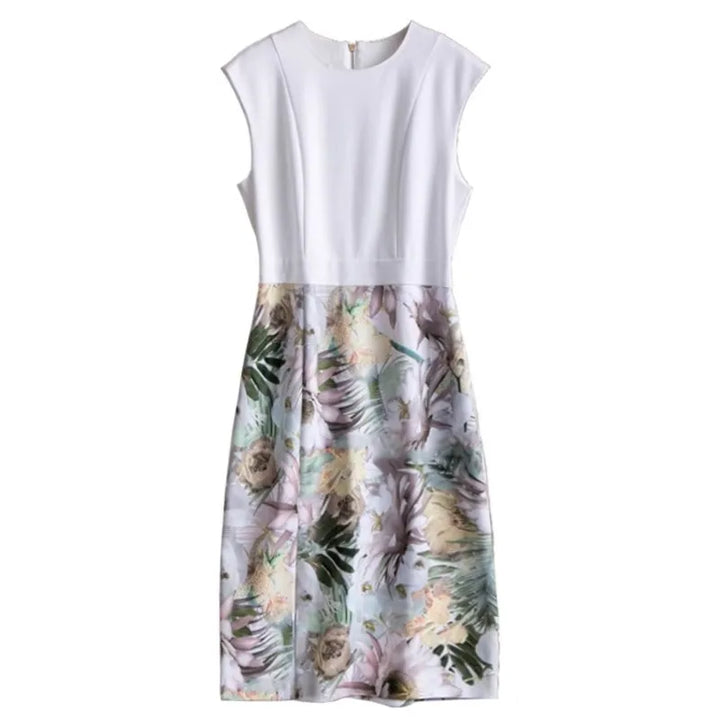 Floral-Print Cocktail & Party Dress