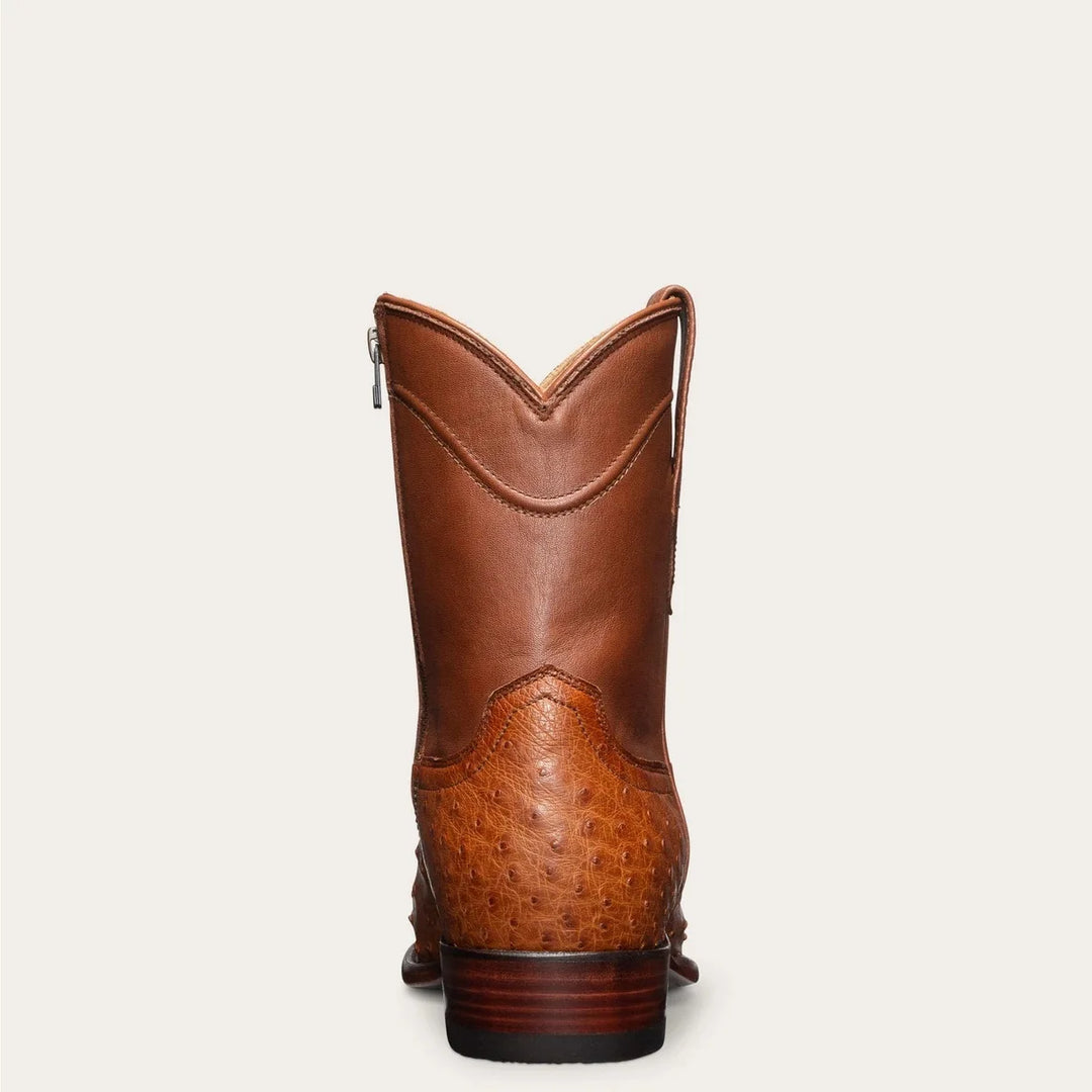 Handsome Low Barrel Round Toe Boots