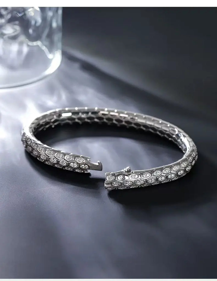 Sophisticated Sterling Silver Bracelet
