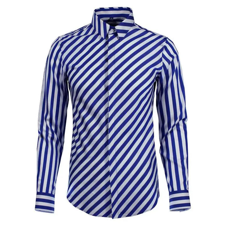 Luxury Striped Long Sleeves Shirt