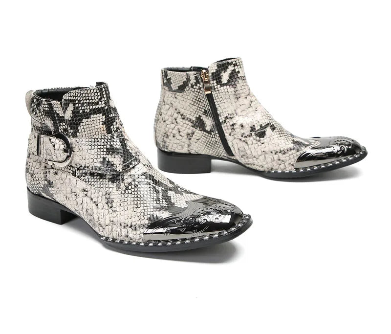 Luxury Light Metal Toe Boots