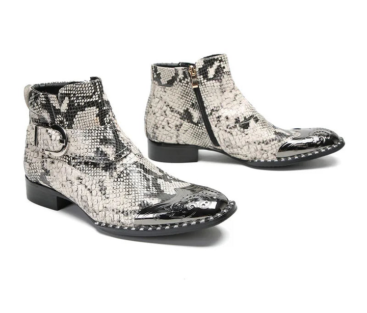 Luxury Light Metal Toe Boots
