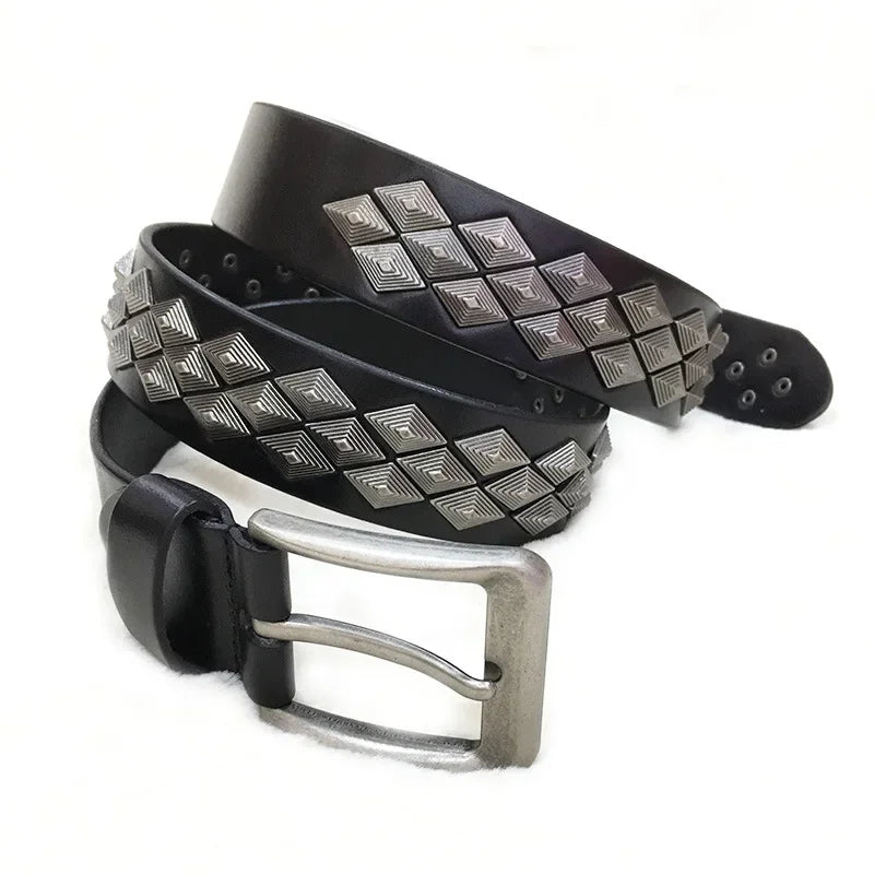 Stylish Punk Rock Leather Belt