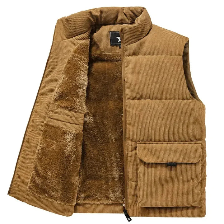 Warm Fleece Lined Casual Vest
