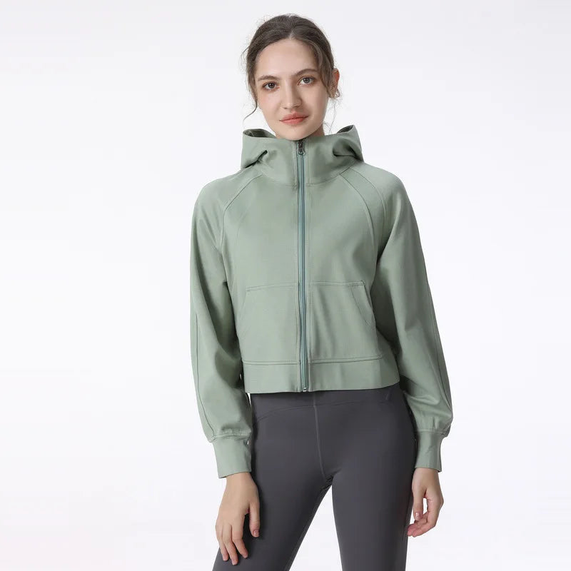 Thick Cotton Warm Yoga Jacket