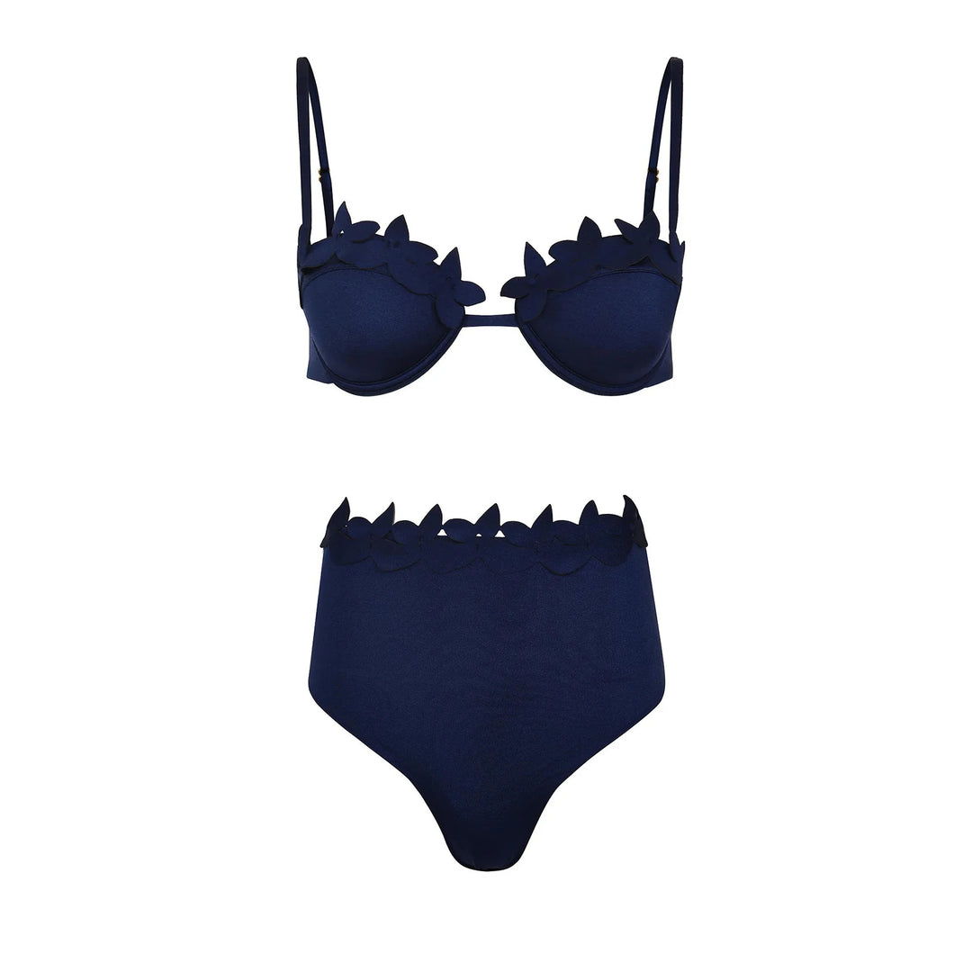 Stylish Hollow Laser Cut Bikini Set