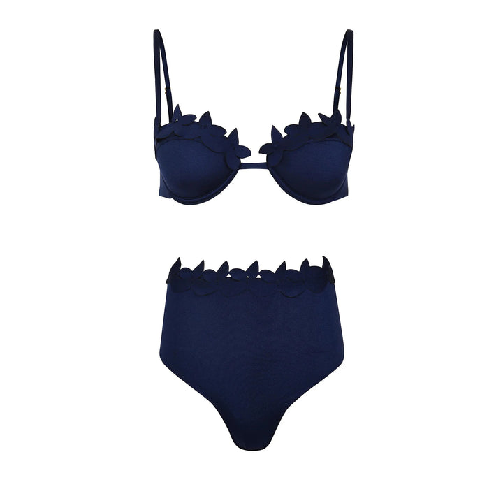 Stylish Hollow Laser Cut Bikini Set