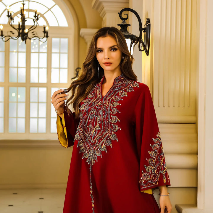 Luxury Embroidery Jalabiya Abaya