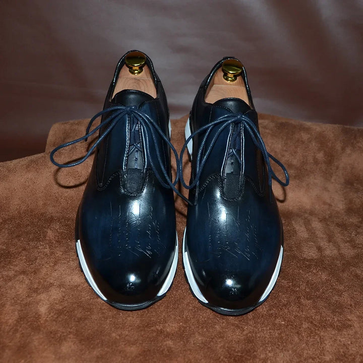 Smart Oxford Leather Sneakers