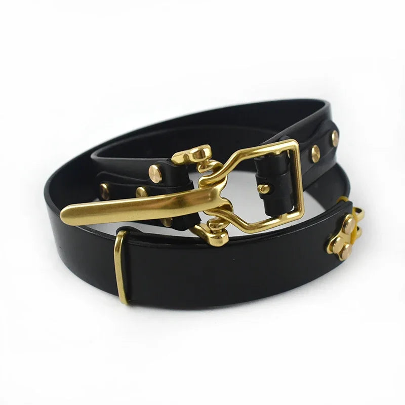 Stylish Cowskin First Layer Belt