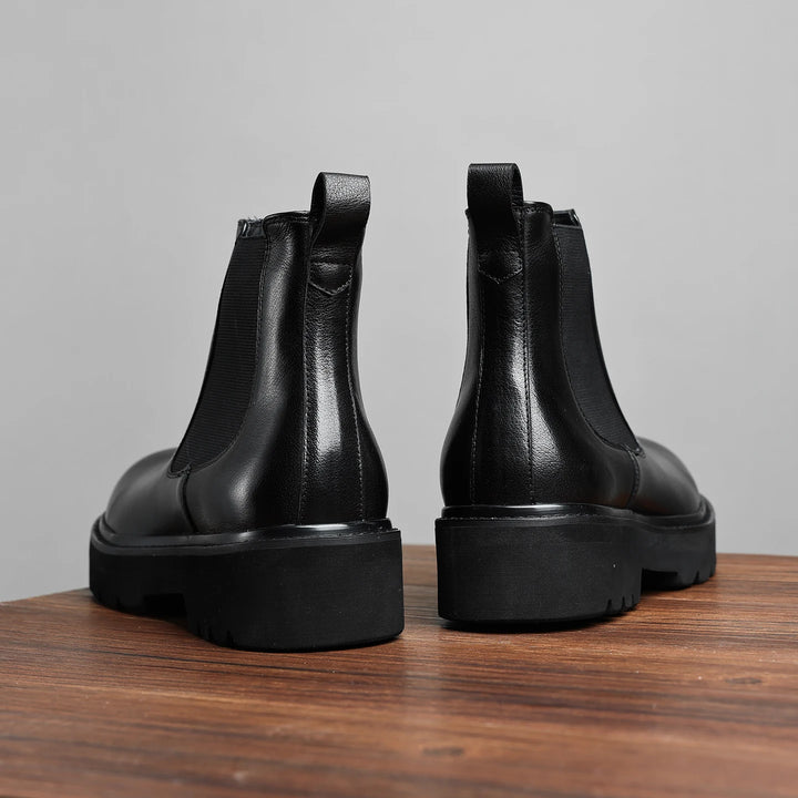 Attractive Genuine Leather Chelsea Boots