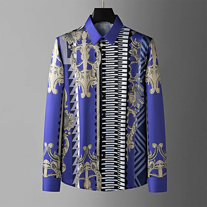 Sleek High-End Printed Shirt