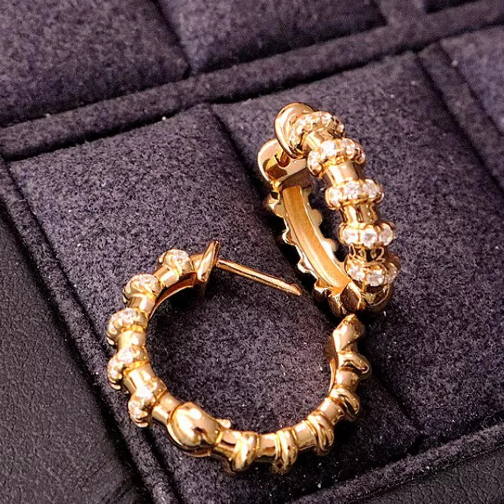 Exquisite Synthetic Zircon Earrings