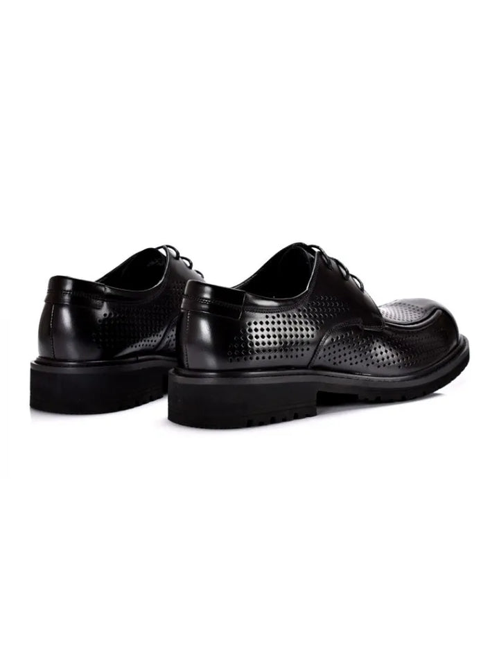 Smart Hollow Out Flat Leather Shoes