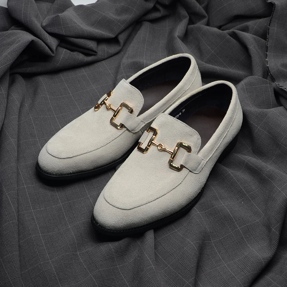 Classic Suede Horsebit Loafers