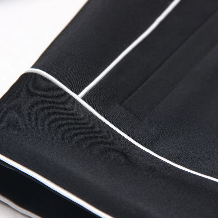 Sophisticated Colored Striped Polo Coat