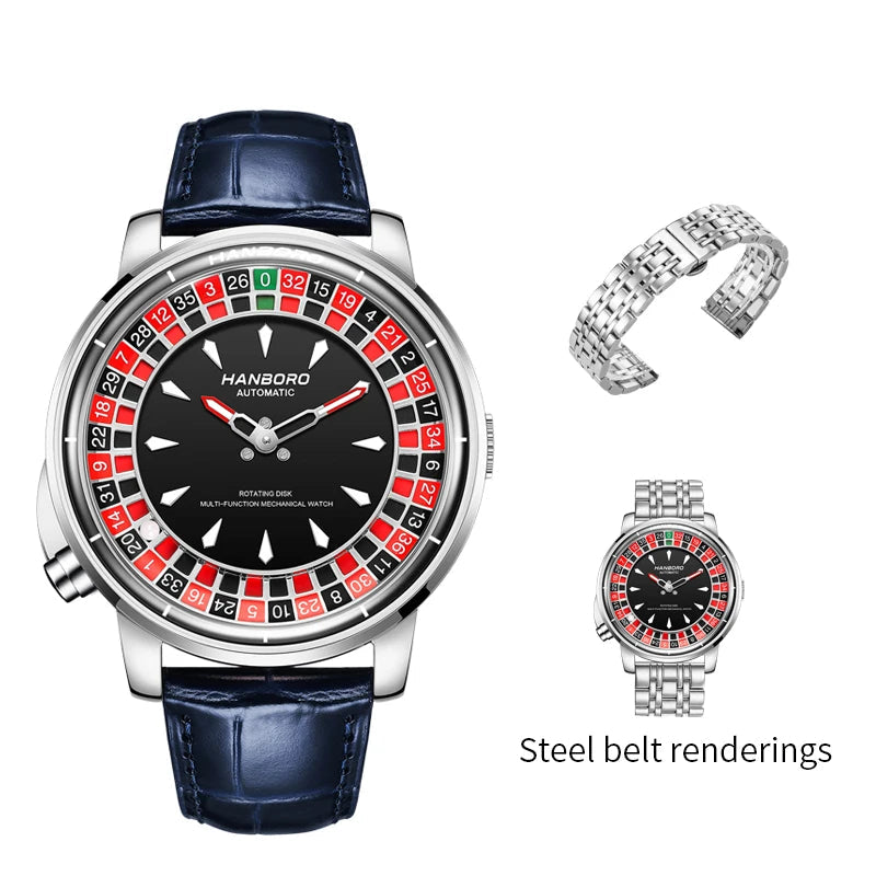 Classic Roulette Wheel Fully Automatic Watch