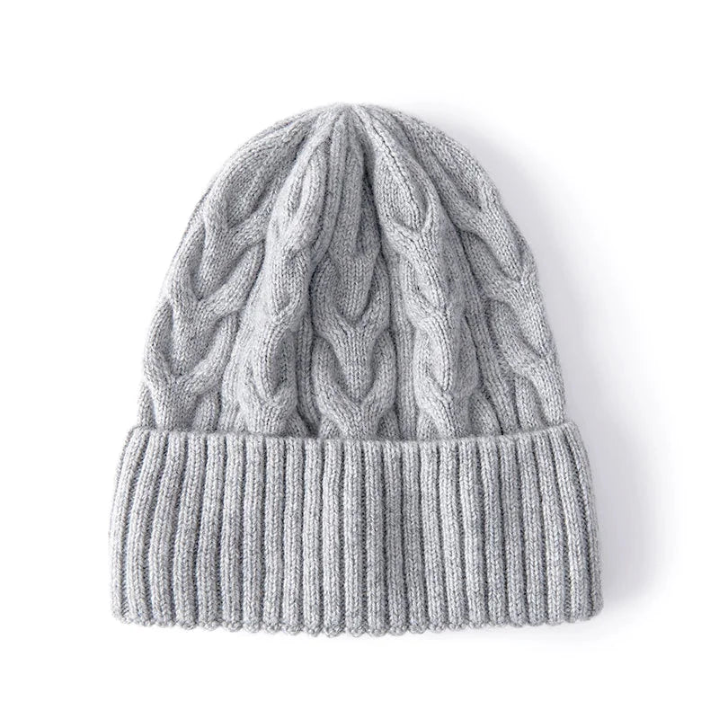Sweet Wool Knitted Beanie Cap