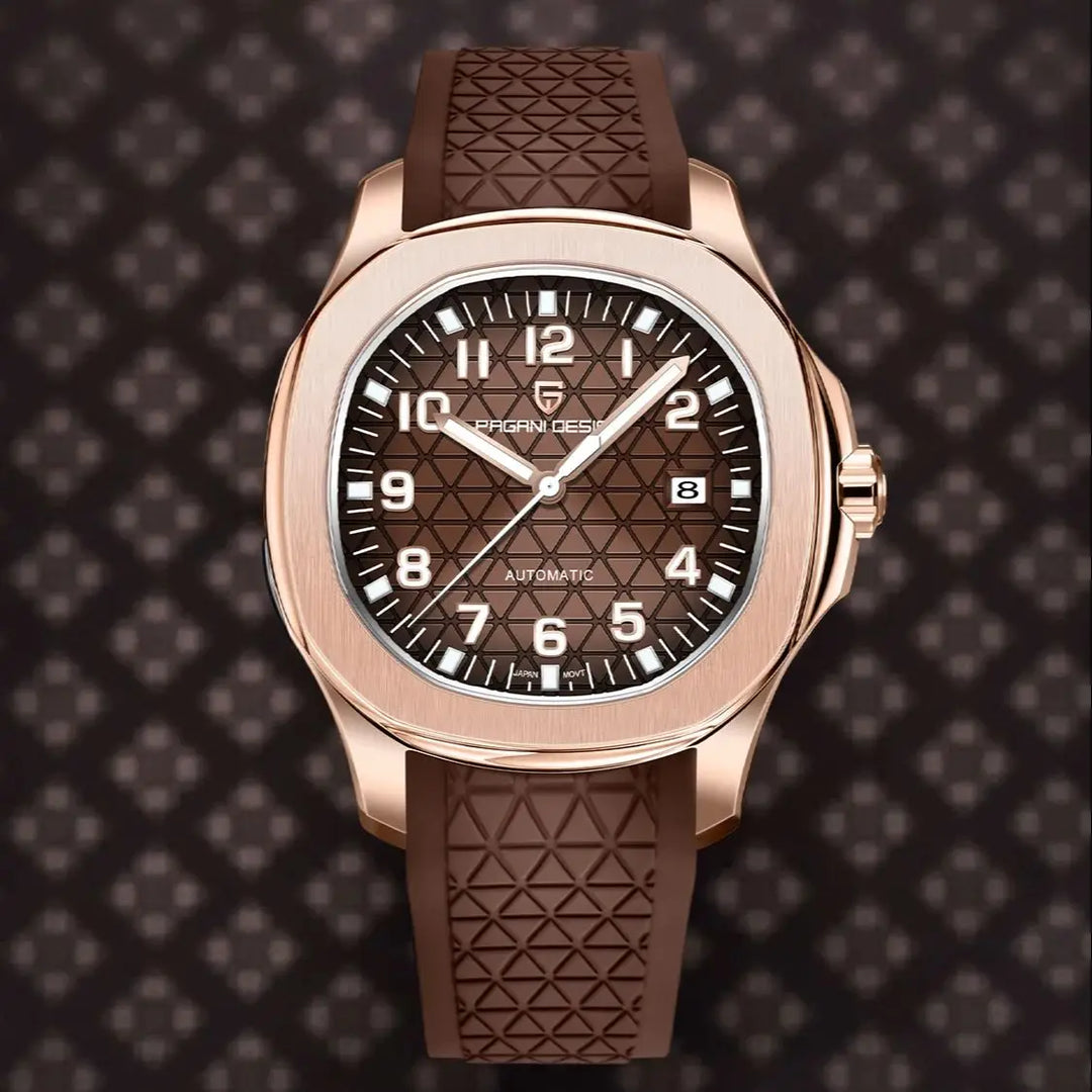 Refined Barrel Dial Mechanical Wristwatch