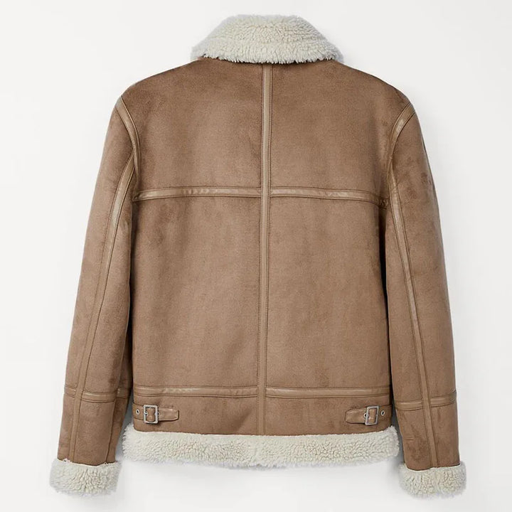 Warm Suede Cashmere Fleece Coat