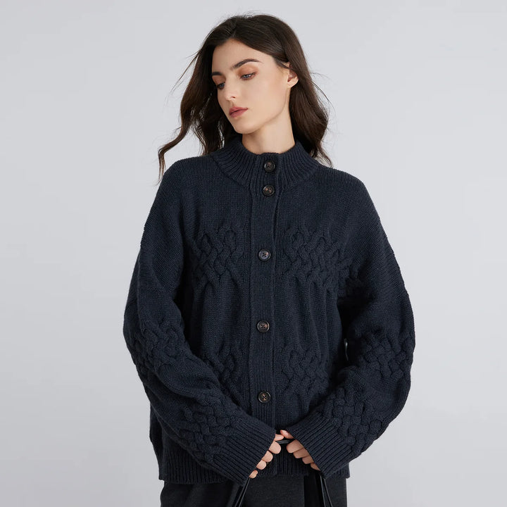 Everyday Thick Pure Wool Cardigan