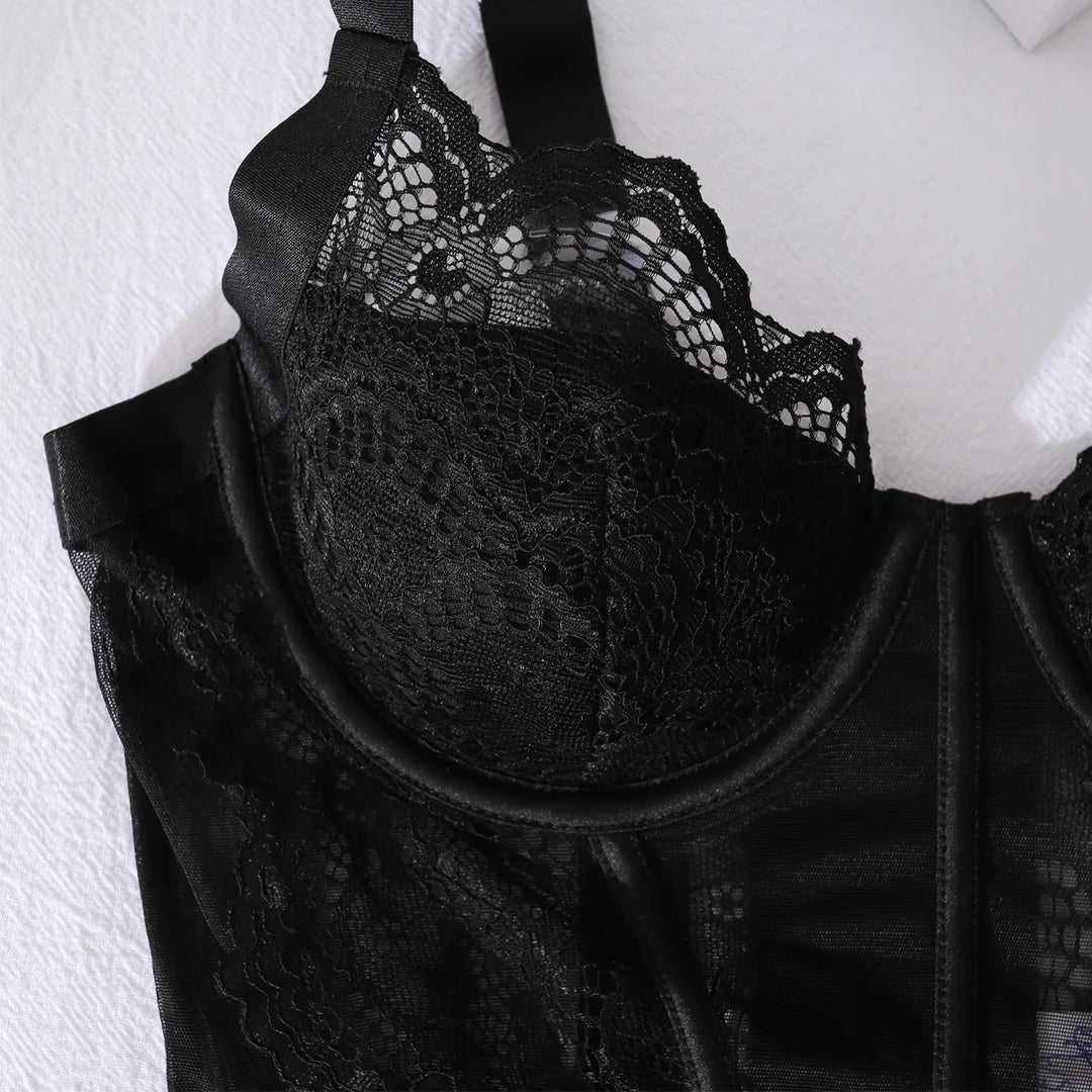 Tempted See-Through Lace Lingerie