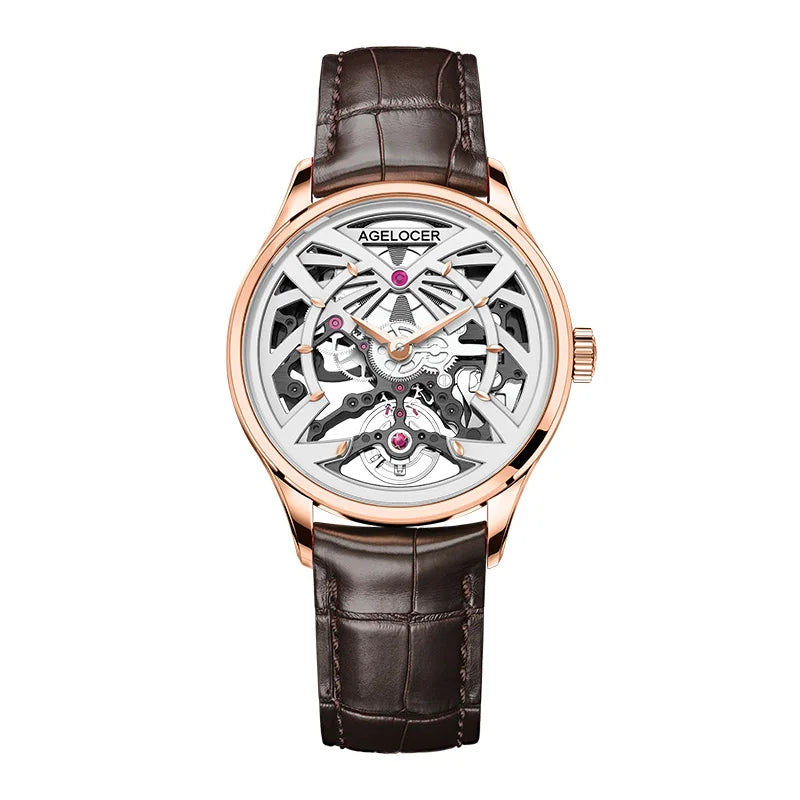 Luxury Double-sided Hollow Mechanical Watch