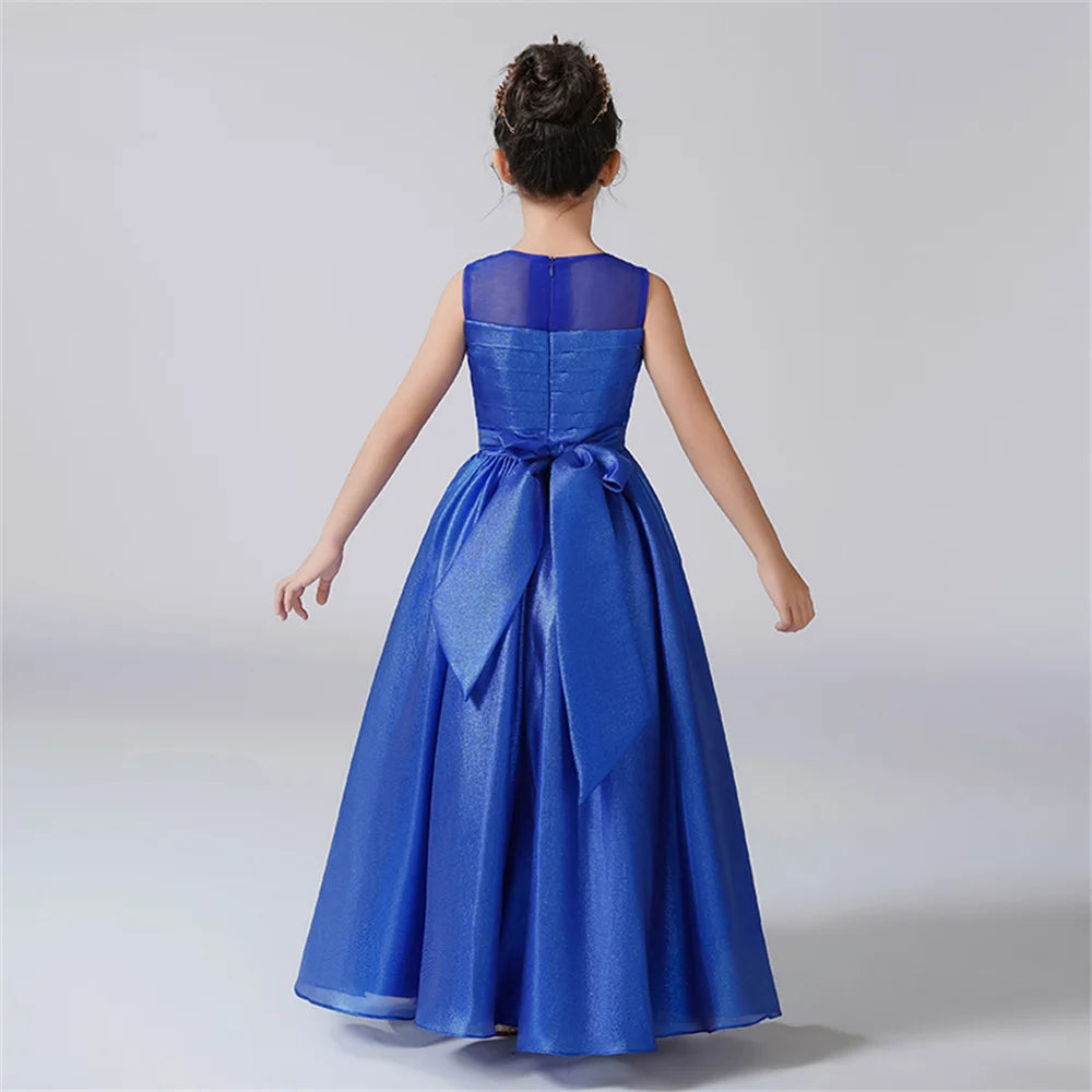 Organza Pleats Formal Princess Gown