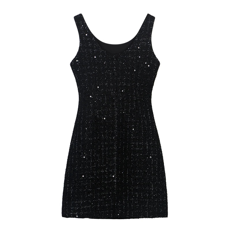 Glamorous Diamond Sequin Mini Dress