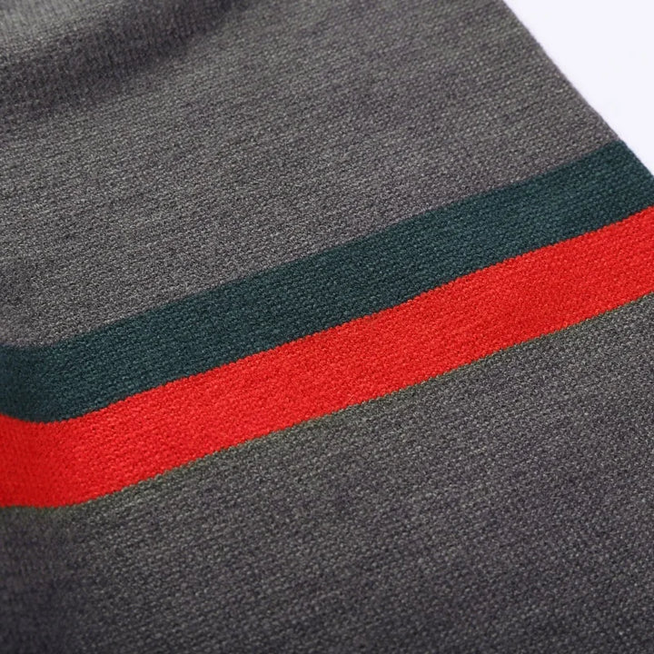 Versatile Striped Knitted Sweater