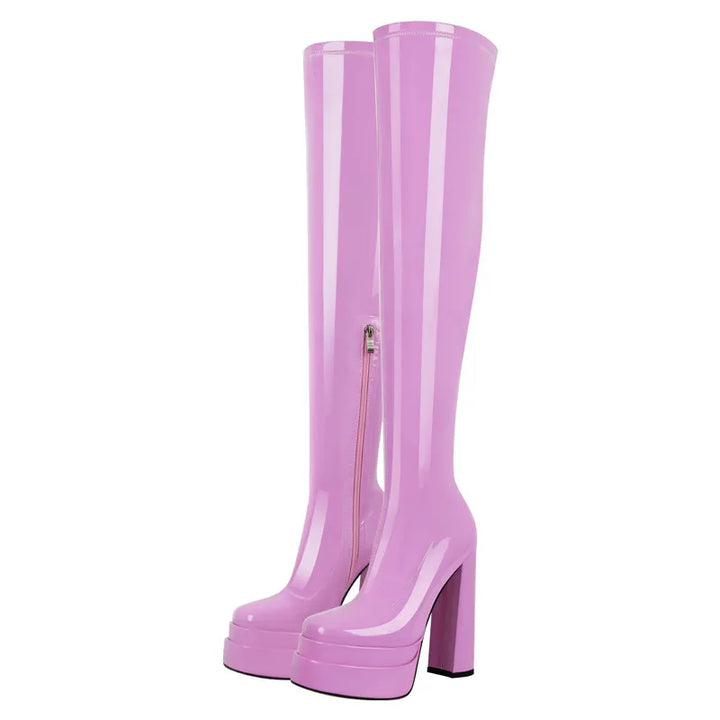 Stylish Thick Over-Knee Boots