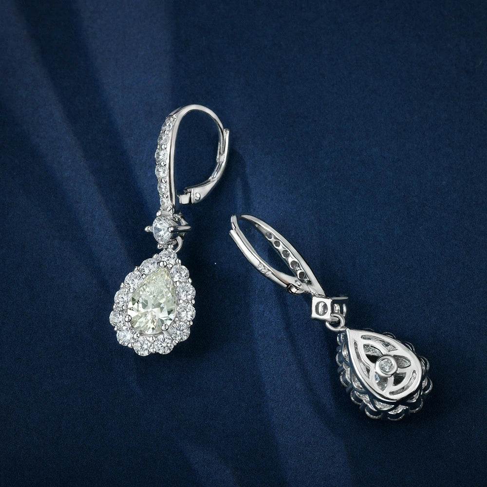 Sweet Sapphire Drop Dangle Earrings