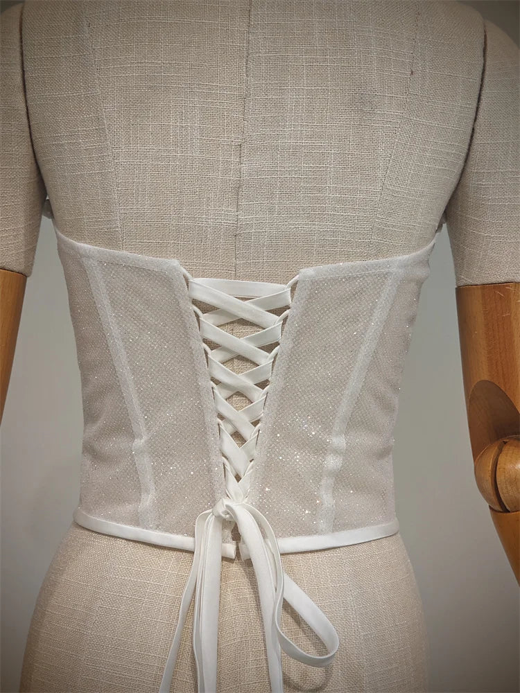 Modish See-Through Bridal Corset