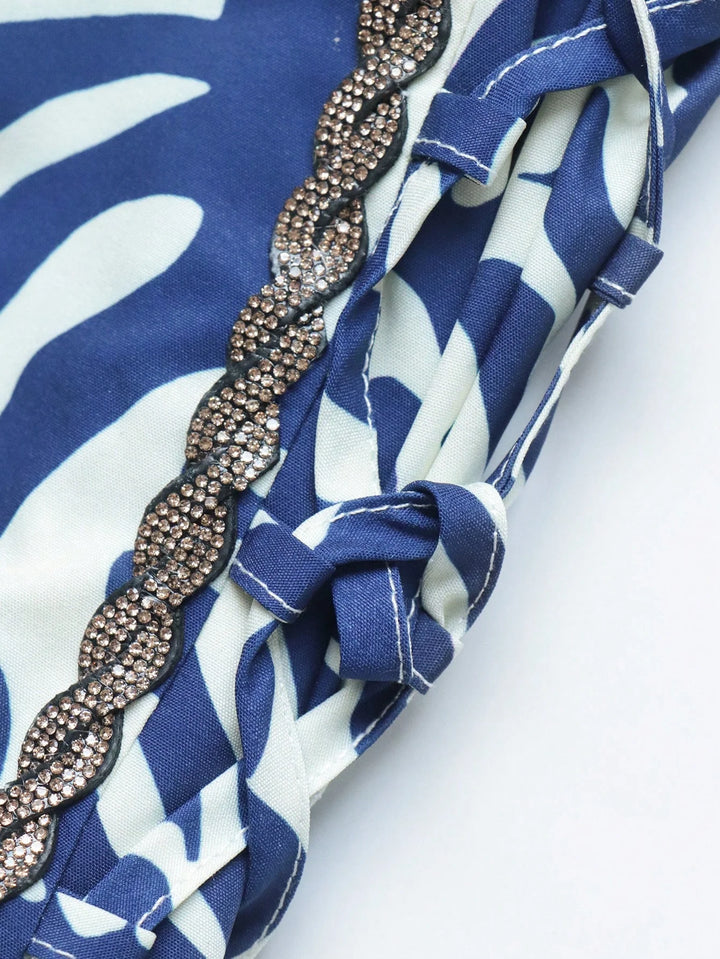 Elegant Diamond-Encrusted Maxi Dress