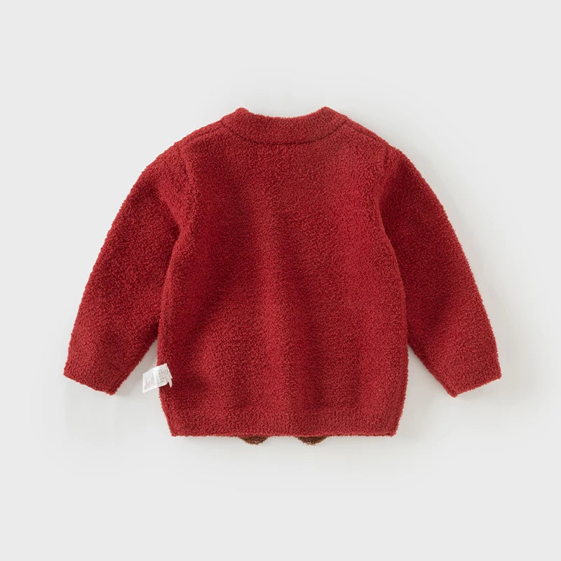 Enchanting Knitted Kids Cartoon Jumper