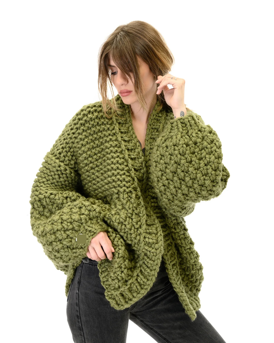 Warm Thick Wool Women's Cardigan