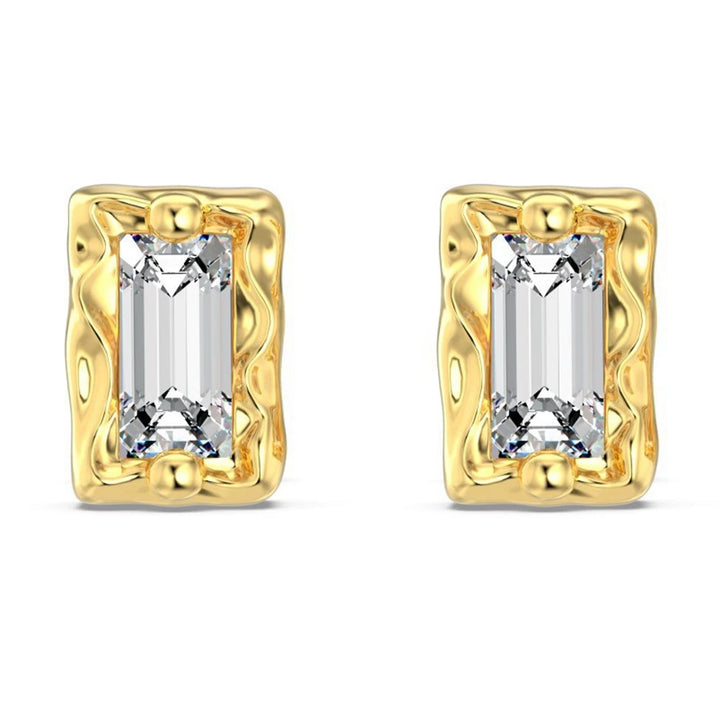 Luxury Emerald Pear Cut Stud Earrings