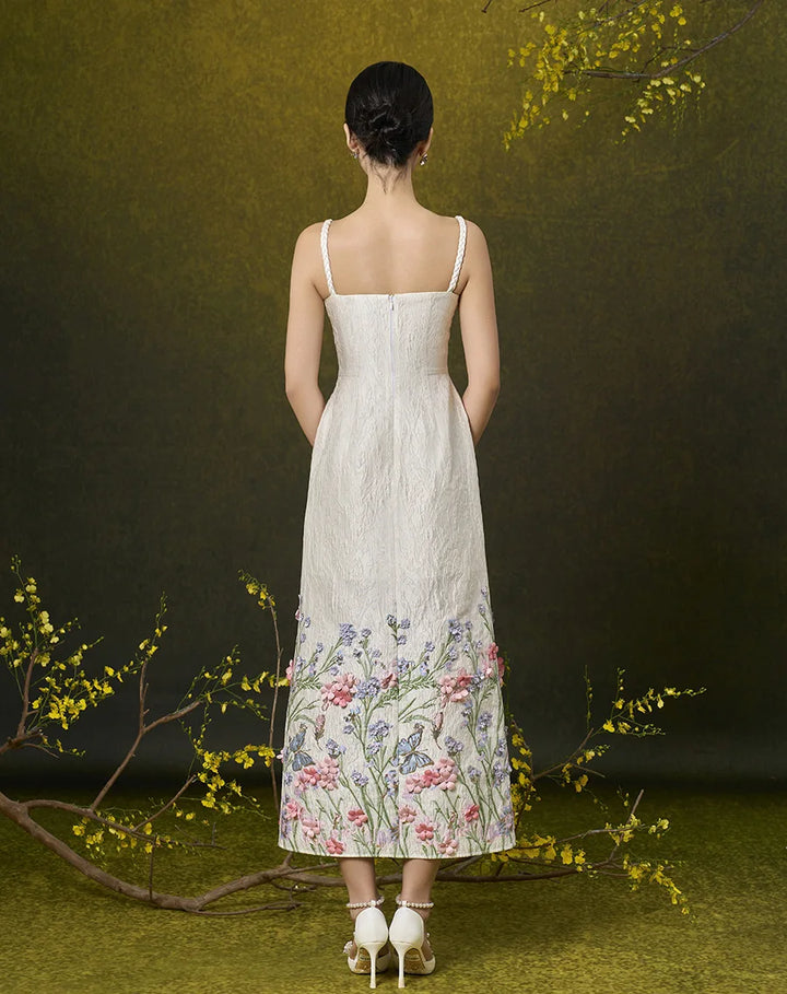 Modern Chest Wrap Split Dress