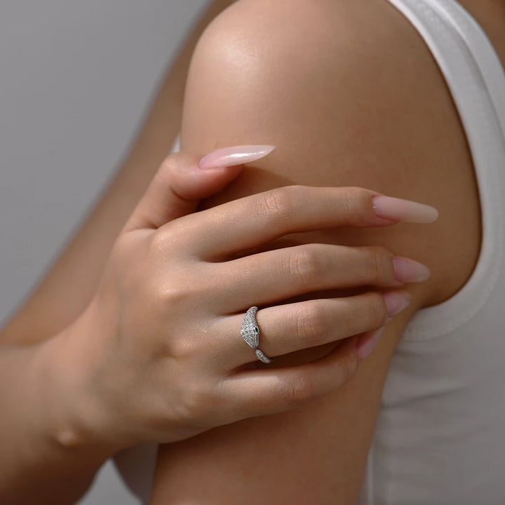 Luxury Gold Plated Moissanite Ring