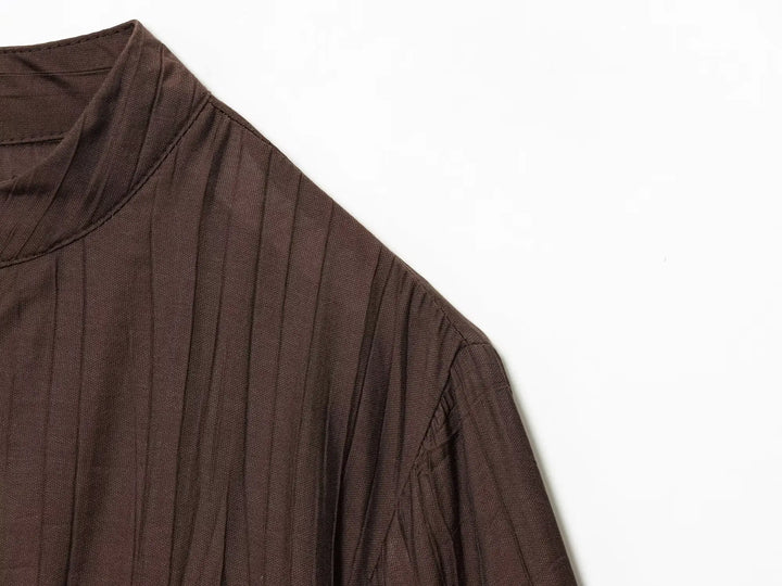 Refined Wide Sleeves Casual Blouse