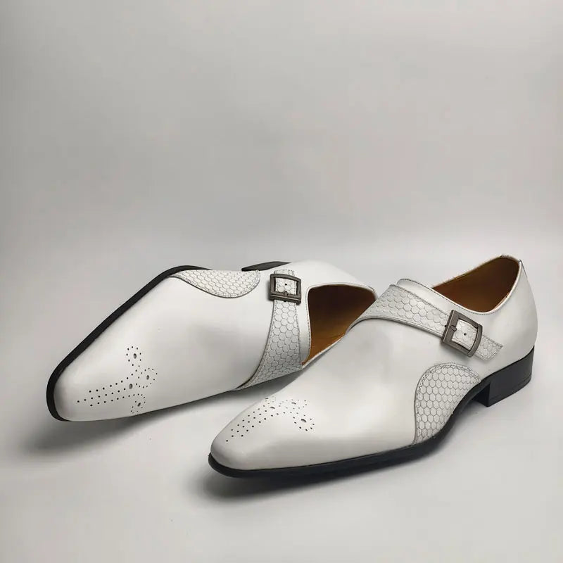 Deluxe Monk Style Leather Shoes