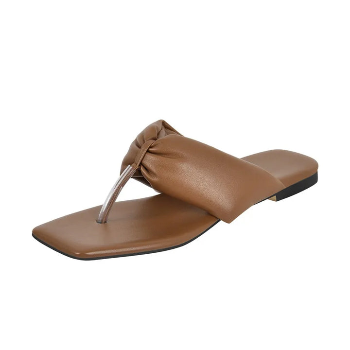 Brown Thong Flip Flops Slippers