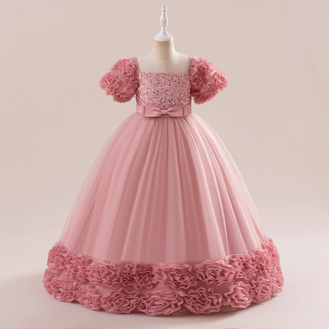 Sweet Fluffy Sequins Girl&