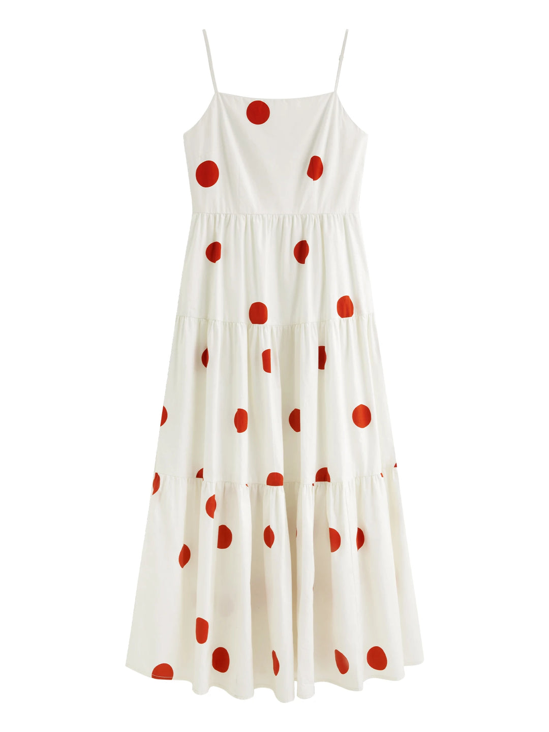 Sweet Polka Dots A-Line Long Dress